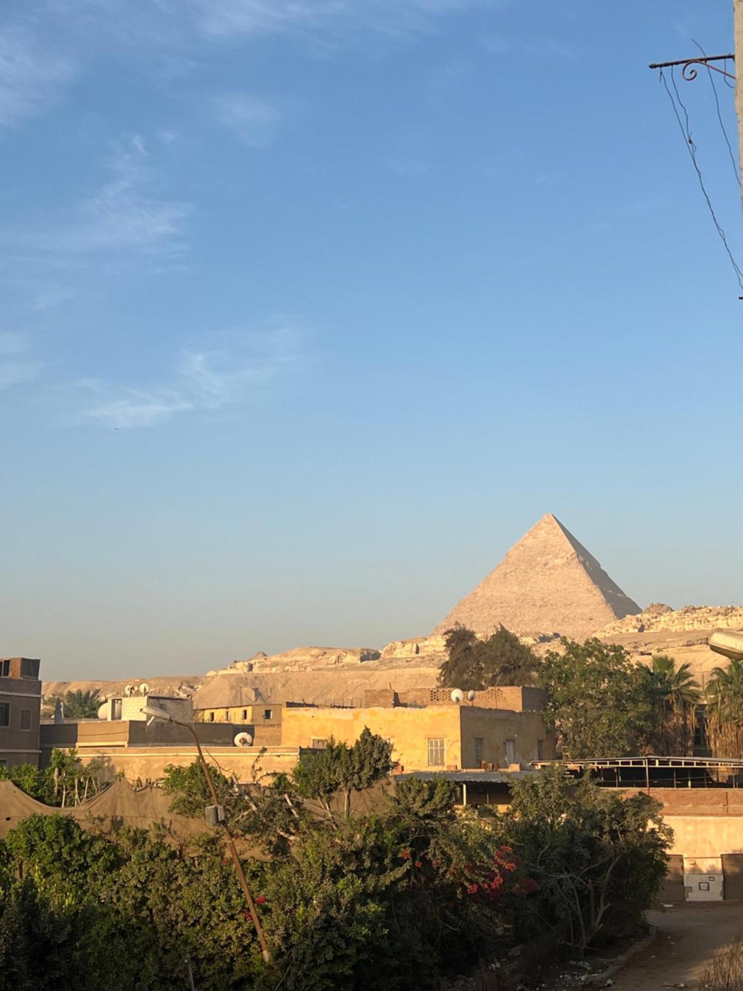 Global Pyramids View Inn Kafret el-Gabal Eksteriør bilde